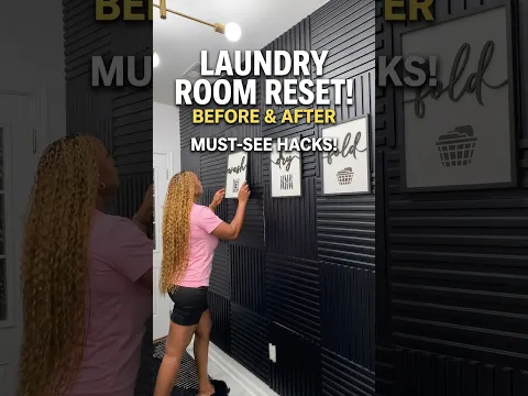 Laundry room hacks, organization and cleaning tips you need to know #homehacks