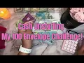 CASH UNSTUFFING MY 100 ENVELOPE CASH ENVELOPES SAVINGS CHALLENGE COMPLETED OVER 5 000 SAVED