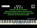 SUDDEN SHOWER ECLIPSE  | KARAOKE MALE LOWER KEY | COZY MUSIC #eclipse #suddenshower #karaoke