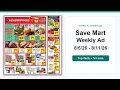 Save Mart Weekly Ad 26 - 26 Top Deals