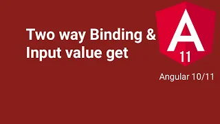Two Way Binding Input value get Part Angular tutorial in Hindi