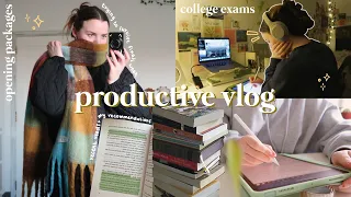 Download productive vlog | study with me for exams, current reads, opening packages MP3