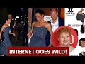 Download Lagu INTERNET GOES WILD as MEGHAN STUNS in CHANEL \u0026 BALENCIAGA at DINNER with HARRY \u0026 ED SHEERAN!