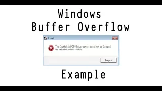 Windows Buffer Overflow Example