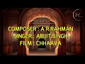 JAANE TU Lyric Video | CHHAAVA | Vicky Kaushal | Rashmika | A R Rahman | Maddock Films