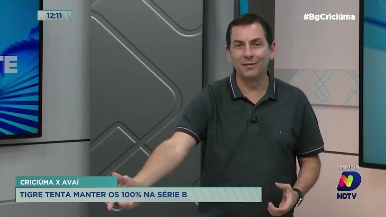 Renato Semensati: Criciúma buscará manter 100% de aproveitamento na partida contra o Avaí