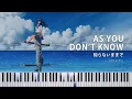 Download Lagu 【楽譜あり】As you don't know [知らないままで] - Rokudenashi [ロクデナシ]