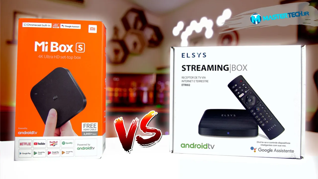 Xiaomi MI BOX S vs Elsys STREAMING BOX - Qual Melhor Android TV?