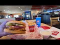 DAIRY QUEEN POV SPICY CHICKEN FRIED STEAK SANDWICH FRIES GRAVY ASMR MUKBANG RELAXING EATING SHOW