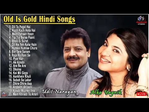 Download MP3 Udit Narayan 90s Hits Romantic Melody Song Alka Yagnik \u0026 Kumar Sanu #90severgreen #bollywood