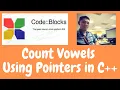 Count Vowels Using Pointers in C