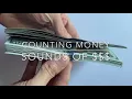 [ASMR] Counting money: sounds of USD $$$