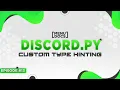 Discord py Bot Tutorial - Custom Type Hinting Episode MenuDocs