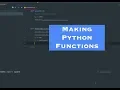 Making Python Functions - How To Ep 48