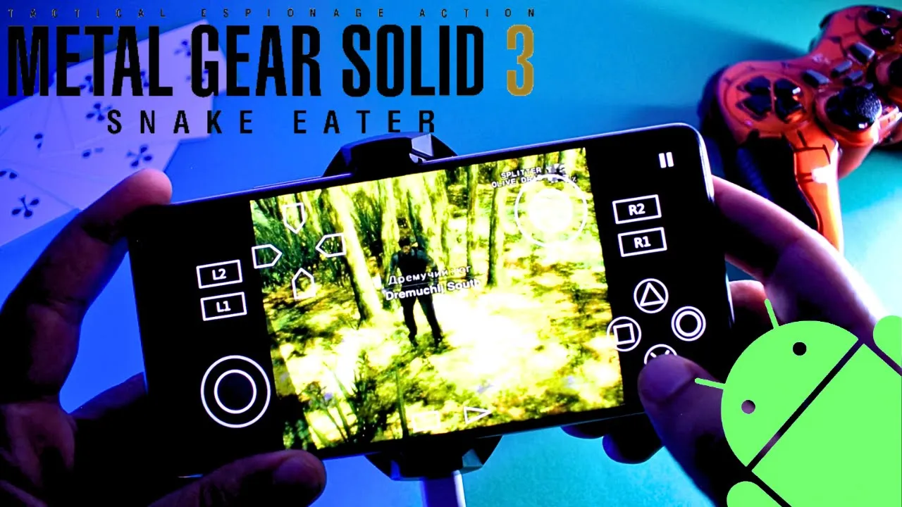 Metal Gear Solid 3 Snake Eater Android Gameplay | PS2 Emulator Android | Aethersx2 Android