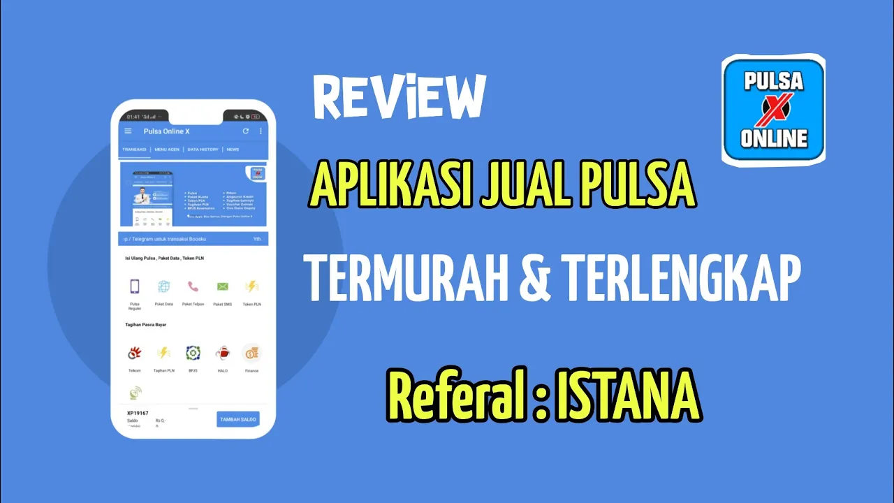 EP 01 | APLIKASI AGEN PULSA DAN KUOTA TERMURAH 2020. DAFTAR MEMBER GRATISS & DAPATKAN HARGA RESELL. 