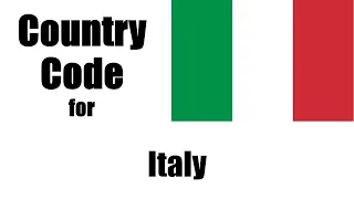 Italy Dialing Code - Italian Country Code