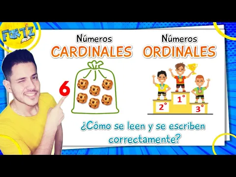 Download MP3 ¿Cómo se leen y se escriben LOS NÚMEROS ORDINALES Y LOS NÚMEROS CARDINALES?