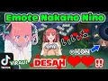 Download Lagu UPDATE + ICON!! Script Emote Nakano Nino - Des@h❤️ | Emote SuS Nino Nakano Viral Tiktok