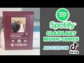 Spotify glass artwork with Cricut - Easy beginner tutorial Spotify code frame from TikTok trending