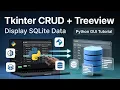 Python GUI Tutorial 04 Fetching and Showing Data in a Table CS619 VU Project