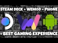 Steam Deck WeMod Demo with Phone Remote Best Gaming Experience
