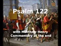Holy Bible - Psalm 122 with Matthew Henry Commentary at the end