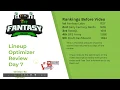 Best NBA DFS Lineup Optimizer Review Day 7