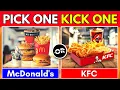 Pick One Kick One Fast Food Restaurants Edition