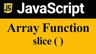 Slice Method with Array in JavaScript Hindi