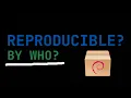 REPRODUCIBLE PACKAGES ARE USELESS
