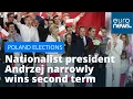 Download Lagu Duda re-elected in Poland: Nationalist president Andrzej narrowly wins second term