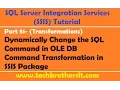 SSIS Tutorial Part 51-Dynamically Change the SQL Command in OLE DB Command Transformation