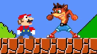 What If Mario Met Crash Bandicoot 