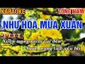Download Lagu Như Hoa Mùa Xuân Karaoke Tone Nam - Beat Chuẩn Nhạc Sống || Trung Hiếu Karaoke