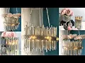 DIY CRYSTAL CHANDELIER DOLLAR TREE HIGH END DIY WAYFAIR ZGALLERIE DUPES HOME DECOR IDEAS