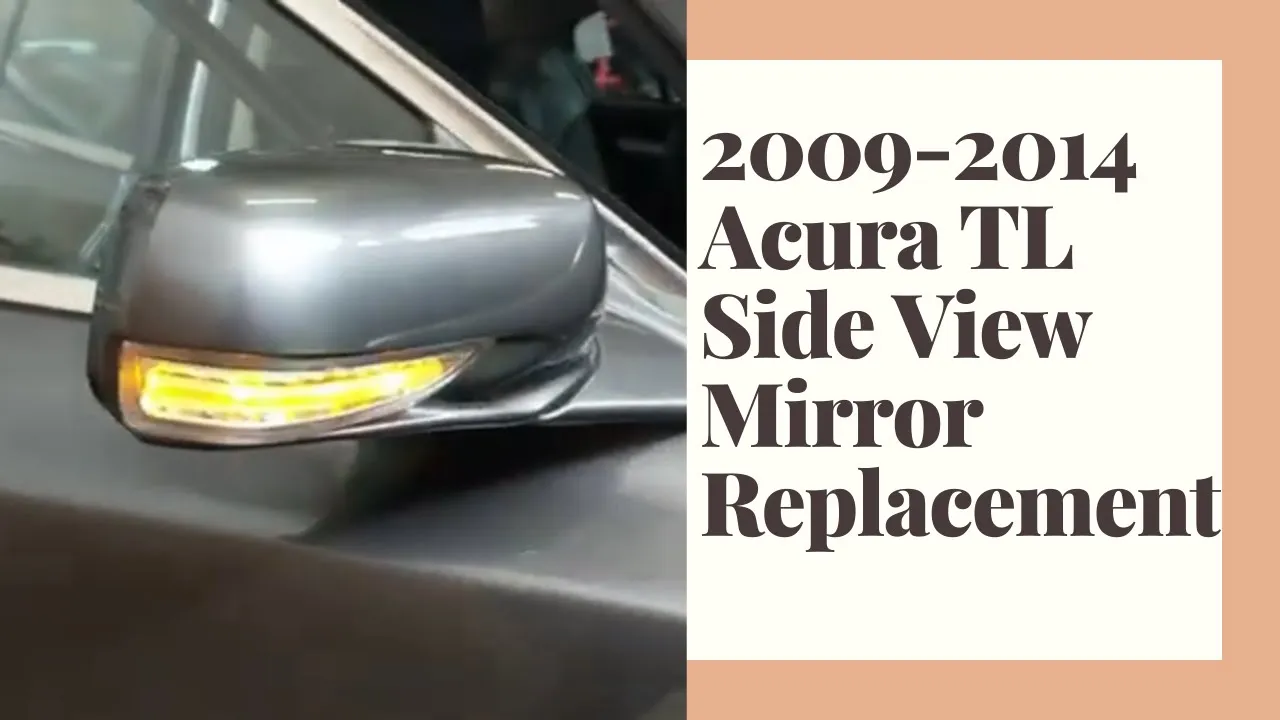2009-2014 Acura TL : Side View Mirror Painted (OEM)