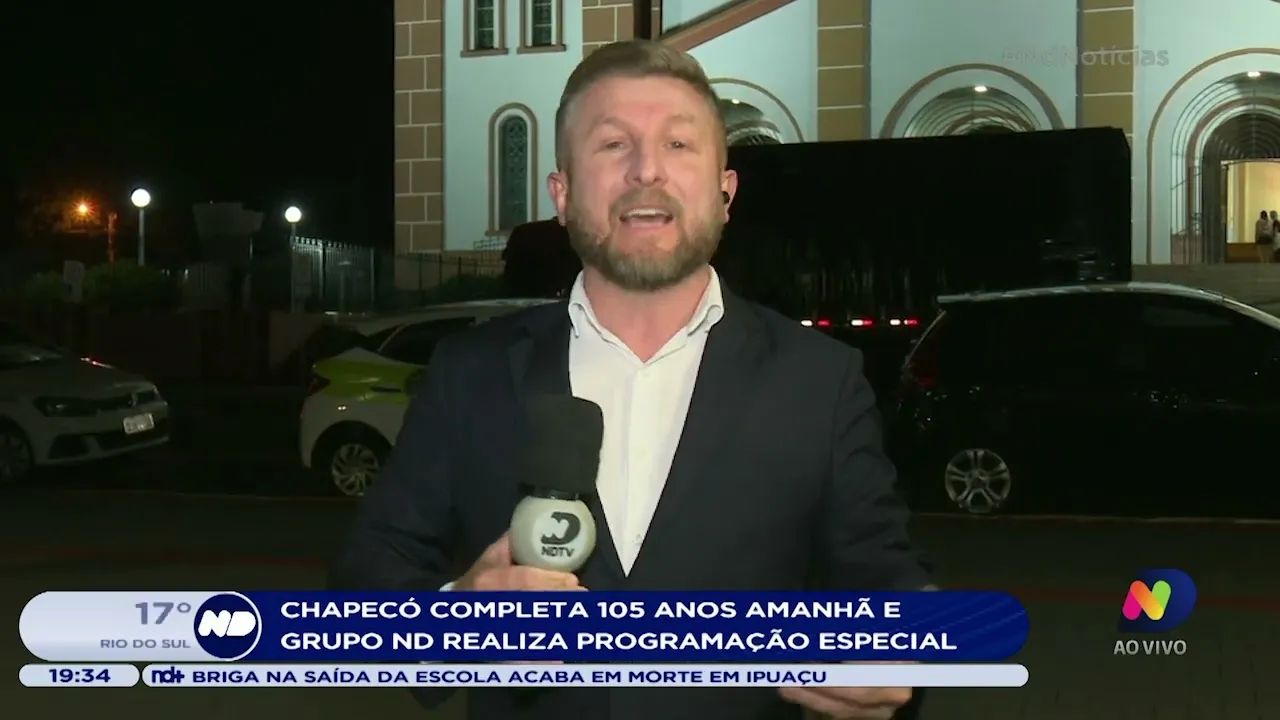 Chapecó completa 105 anos e Grupo ND realiza programação especial; confira