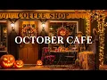 Download Lagu October Café Halloween Jazz 🎃 | Cozy Autumn Coffee Shop with Smooth Bossa Nova Music for Relaxation