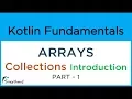 Kotlin Introduction to Collections Explore ARRAYS in Kotlin PART-1 1