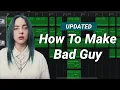 How to make BAD GUY on iPhone Garageband Tutorial Updated