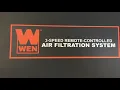 Wen 3410 Shop Air Filter Review and prefilter upgrade