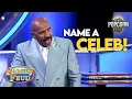 Name a CELEBRITY Guess The Answers With Steve Harvey Family Feud