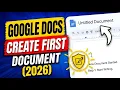 New to Google Docs Create Your First Document in Minutes