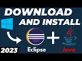 How to Download and Setup Eclipse IDE with Java JDK on Windows Run Program