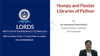 NumPy and Pandas Tutorial for Beginners Python Data Analysis Basics