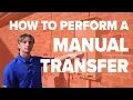 Automatic Transfer Switch Performing Manual Transfer
