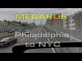 4K MEGABUS Philadelphia to NYC June 3 2023