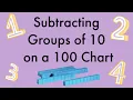 Subtracting Groups of 10 on a 100 Chart