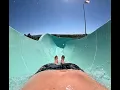 Riding the Riptide Rider water slide at The Wave in Dublin CA